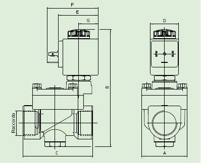 21YW6K0T250蒸汽电磁阀外形尺寸