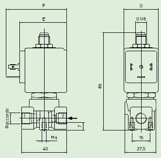 31A3AR10电磁阀外型尺寸